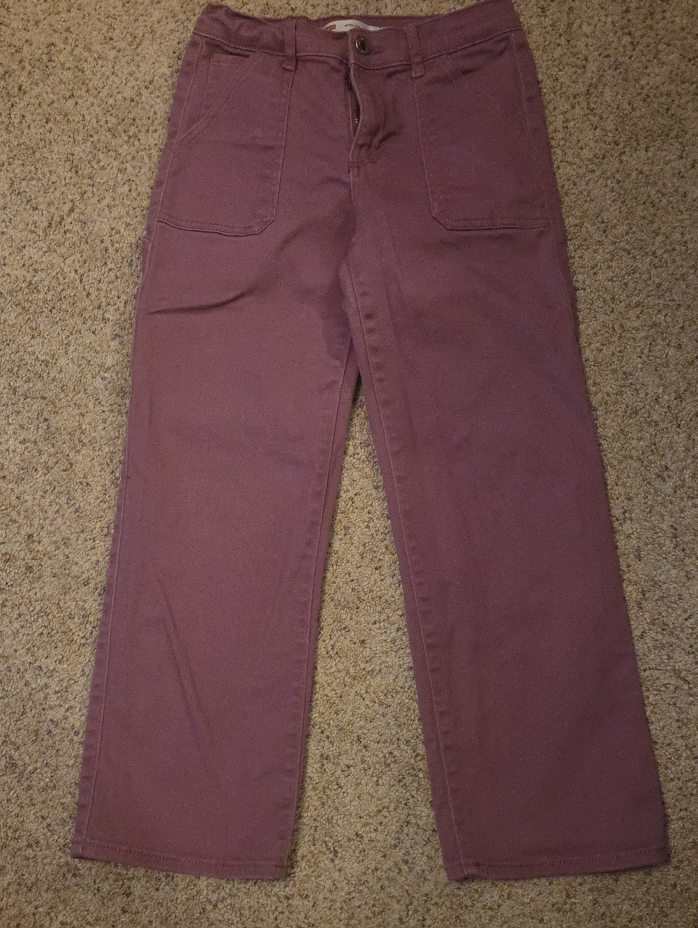 Levi's Kids Plum Wide-Leg Jeans with Patch Pockets